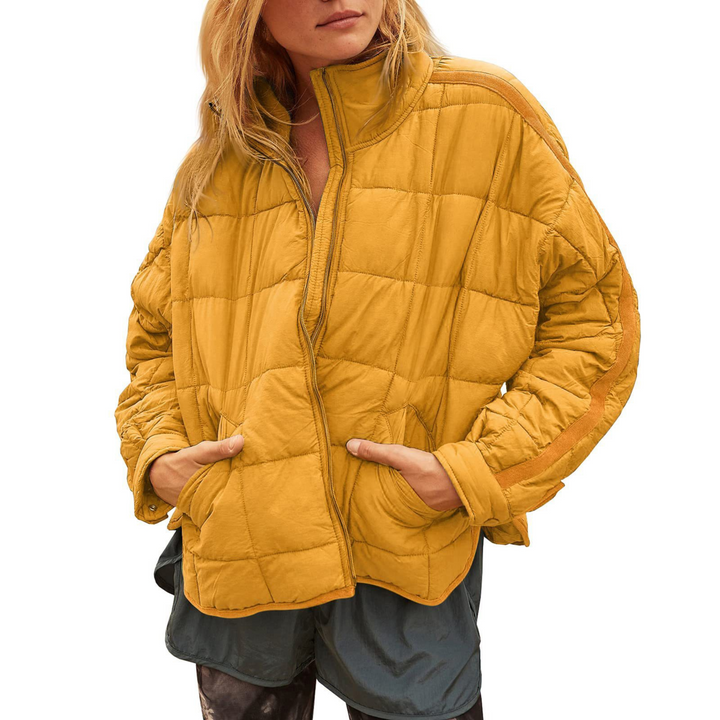 Amelia | Lightweight Compact Zip Puffer Jacket