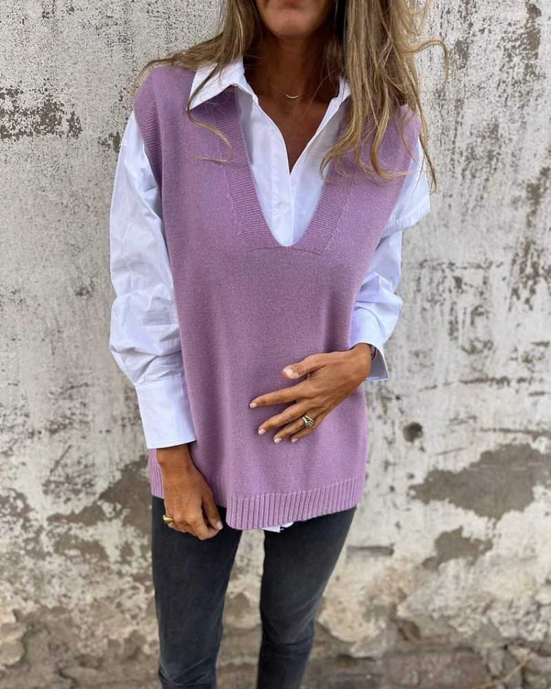 Erin | Stylish Knit Sweater Vest