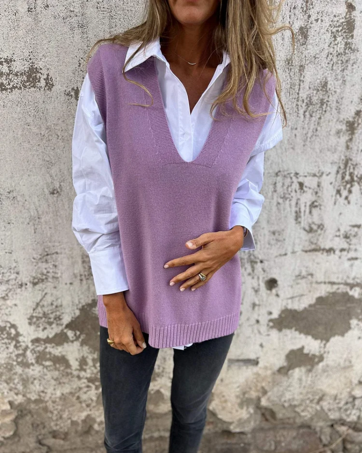 Erin | Stylish Knit Sweater Vest