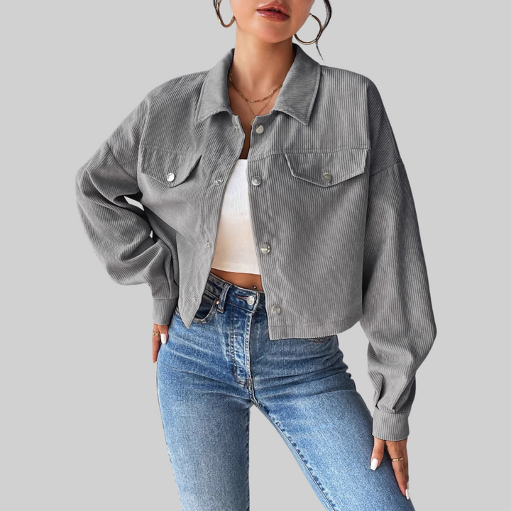 Sienna | Classic Collared Button-Front Jacket