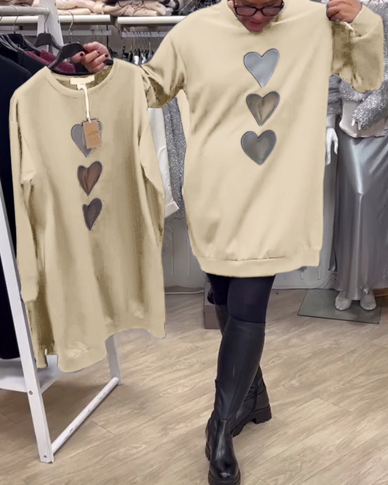 Ava | Casual Sweatshirt Dress
