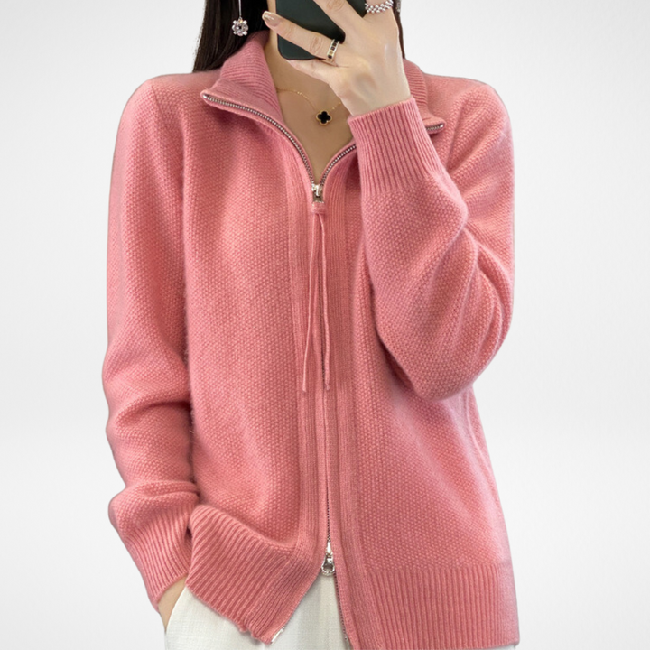 Samantha | Minimalist Zip Sweater