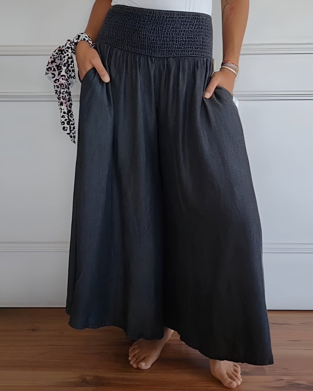 Evie | Lightweight printed skirt