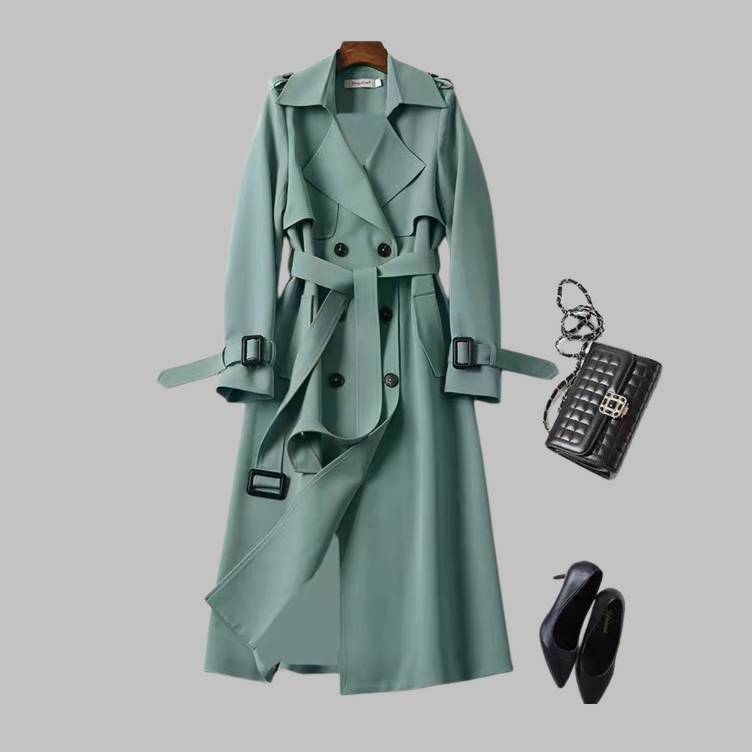 Isabelle | Elegant Knee-Length Loose Fit Coat