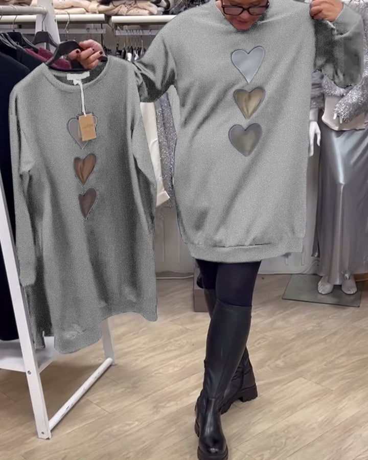 Ava | Casual Sweatshirt Dress