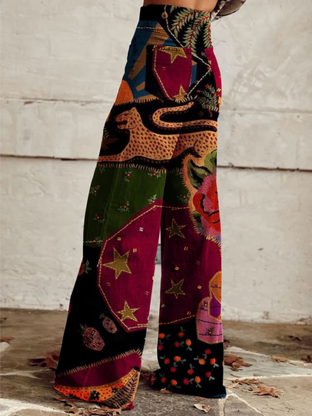 Kiara | Artistic Wide-Leg Pants