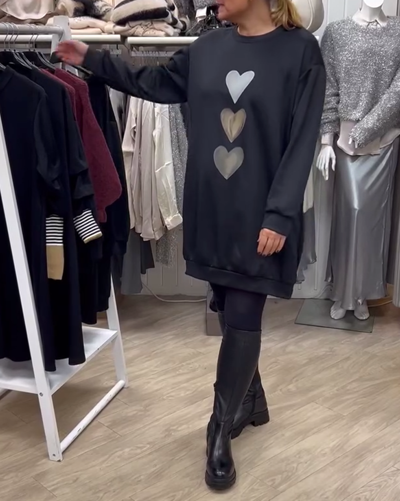 Ava | Casual Sweatshirt Dress
