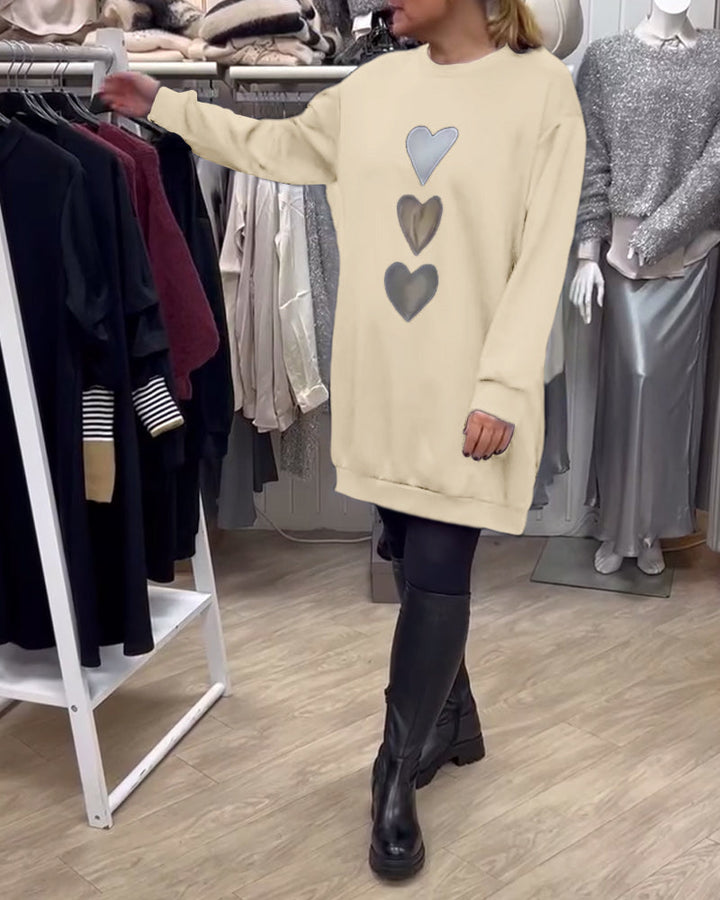 Ava | Casual Sweatshirt Dress