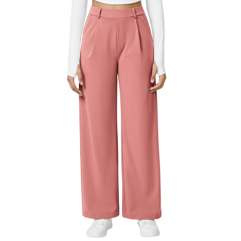 Evie | Classic Straight Leg Smart Work Pants