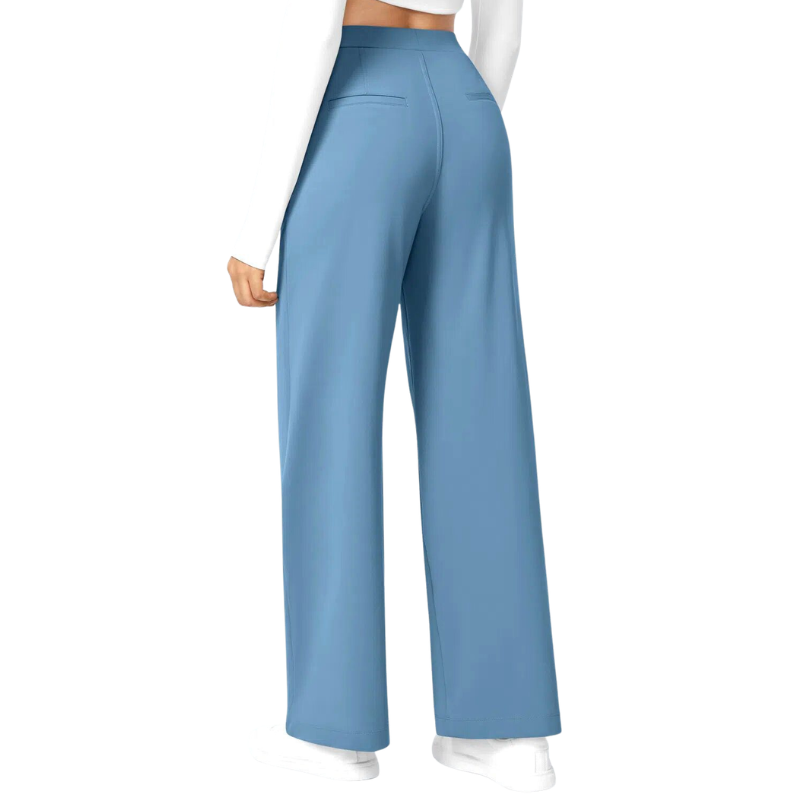 Evie | Classic Straight Leg Smart Work Pants