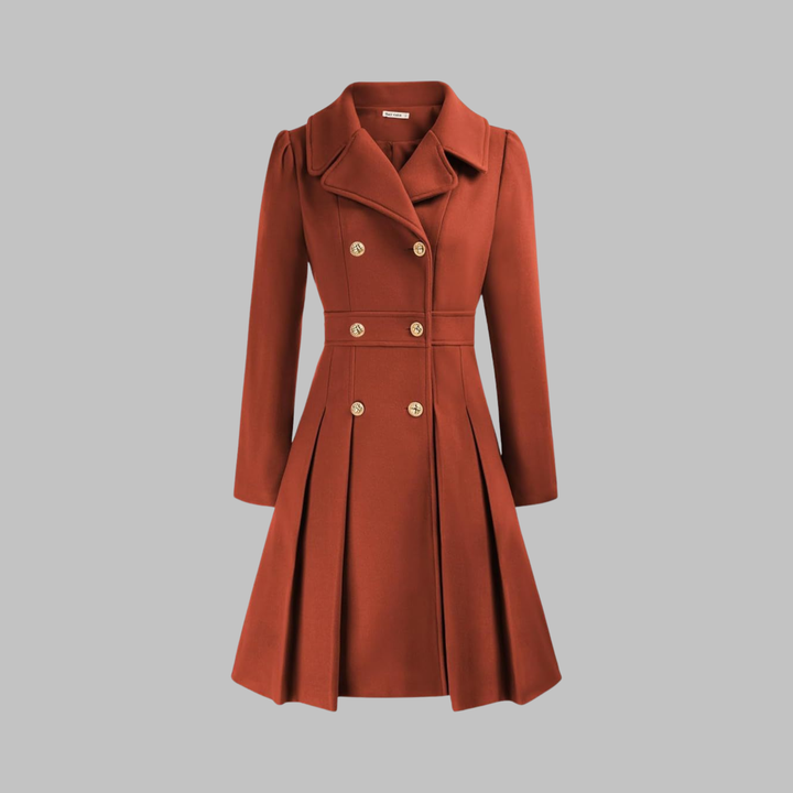 Jacinta | Classy Double Button Long Sleeve Coat