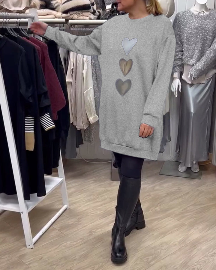 Ava | Casual Sweatshirt Dress