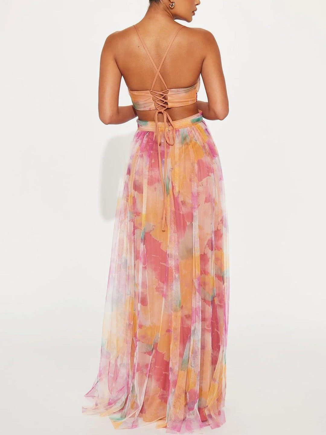 Antonia | Maxi dress floral print with V-neck