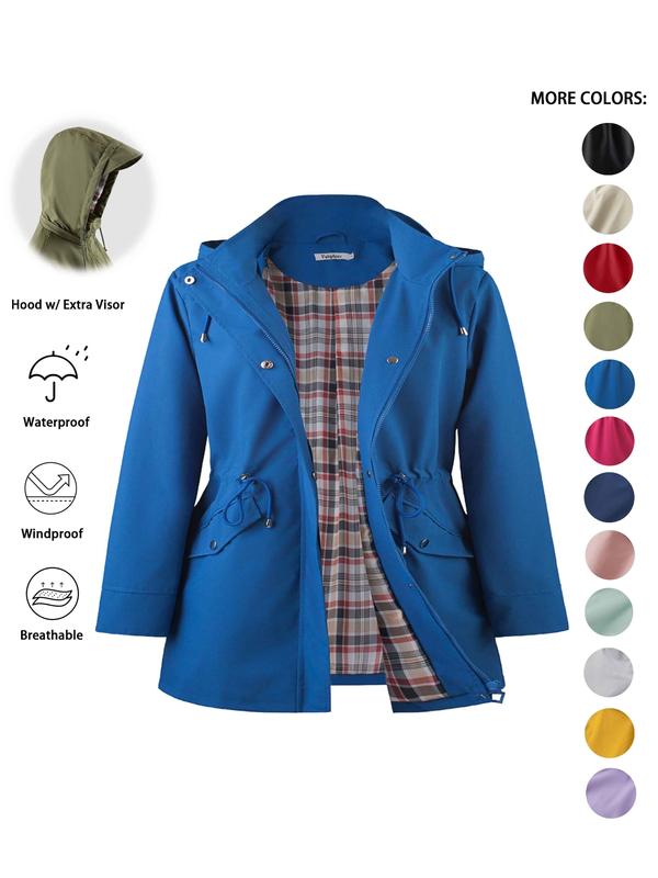 Rachael | Lightweight Hooded Trench Coat for Casual Outings
