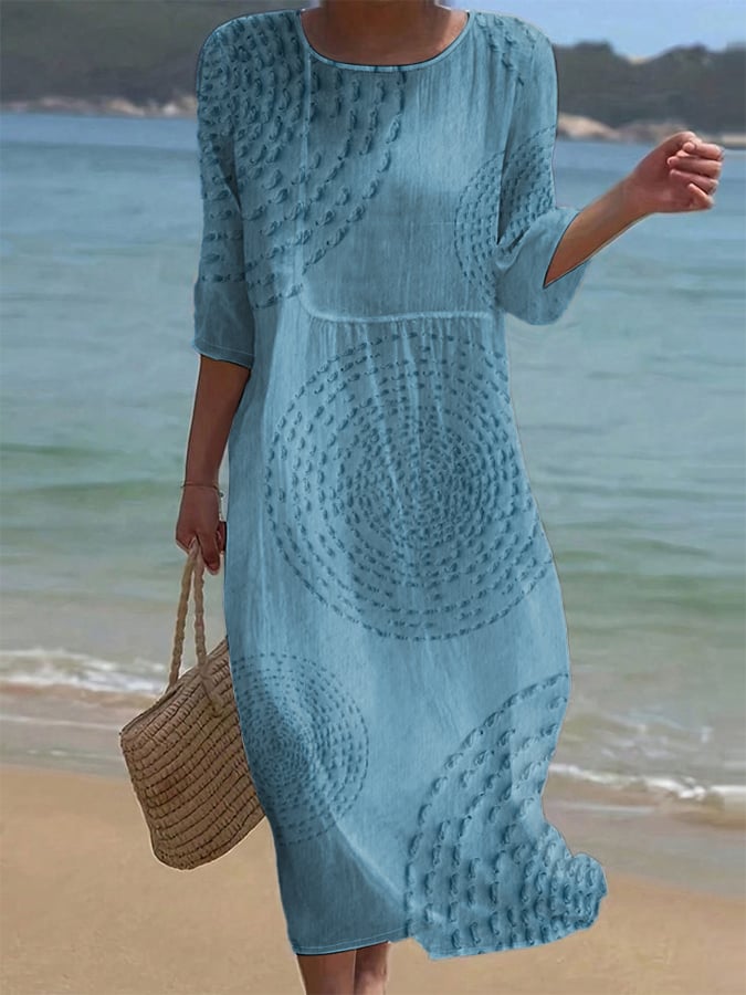 Hannah | Casual embroidered women's dress