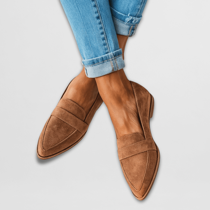 Eva Josefine | Soft orthopedic suede slippers