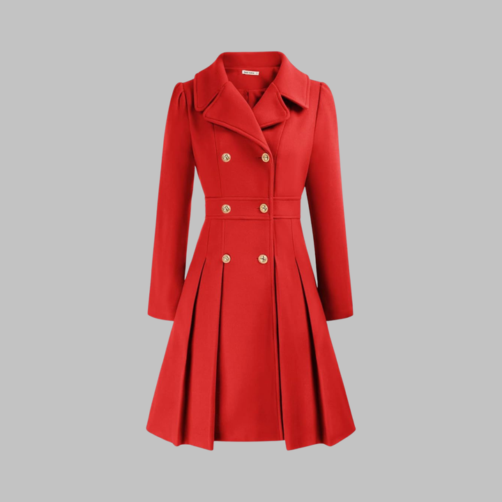 Jacinta | Classy Double Button Long Sleeve Coat