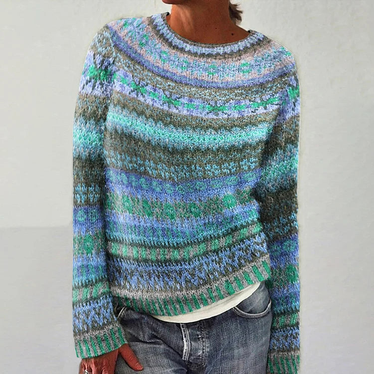 Gabrielle | Vibrant Fair isle Sweater