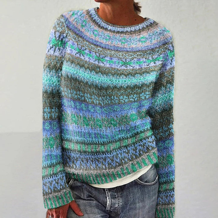 Gabrielle | Vibrant Fair isle Sweater