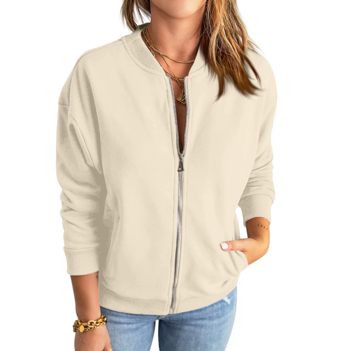 Joanna | Zip-Up Casual Loose Sweatshirt Jacket