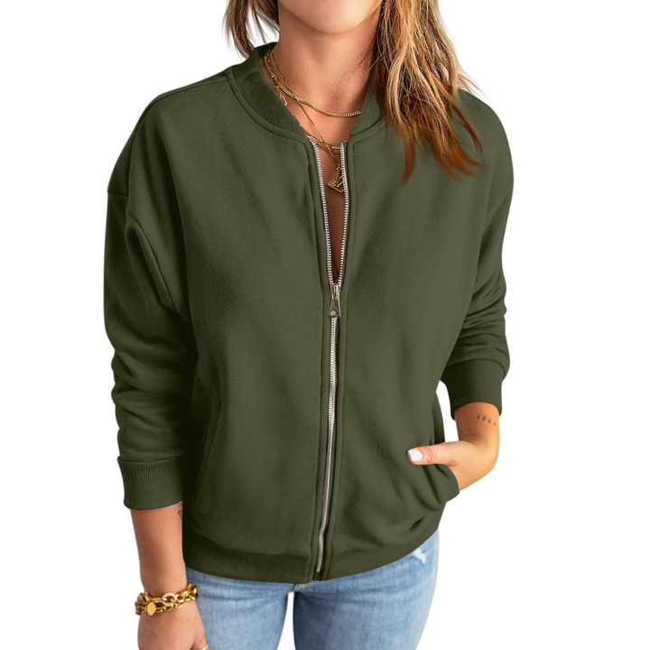 Joanna | Zip-Up Casual Loose Sweatshirt Jacket
