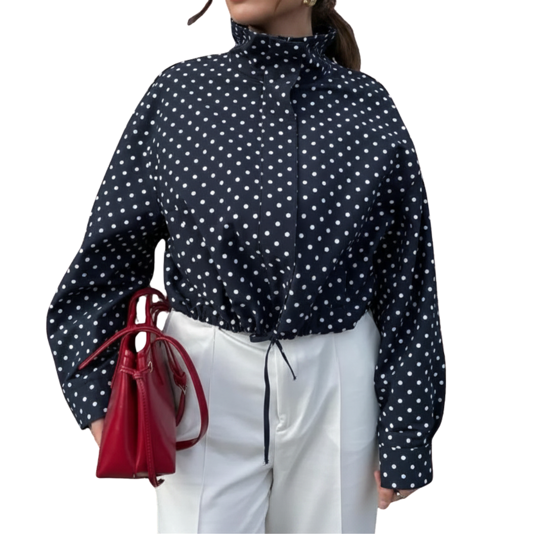 Kristy | Chic Polka Dot Blazer Jacket