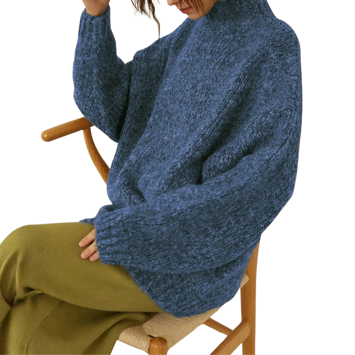 Lily | Relaxed Drop Shoulder Knit Sweater
