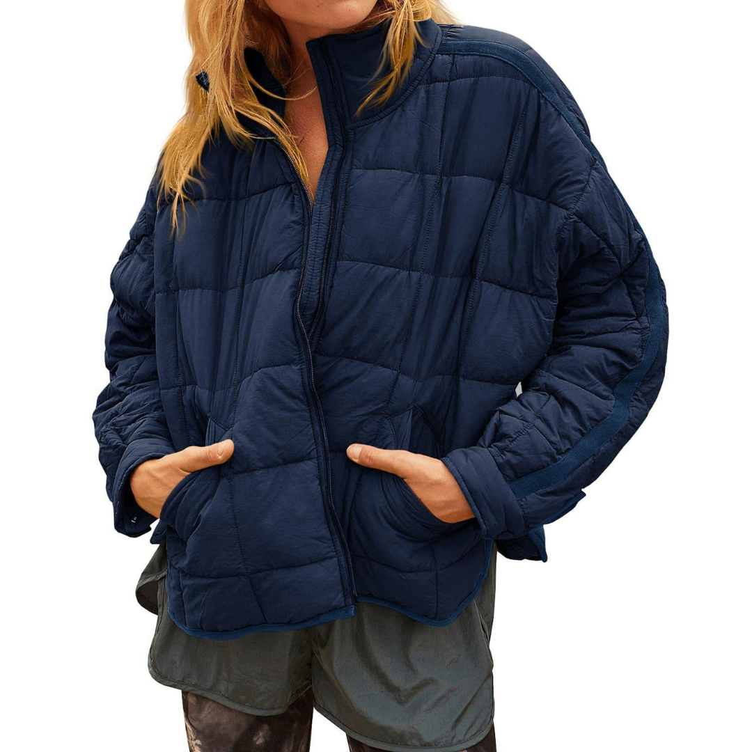 Mia | Lightweight Quilted Zip Puffer Jacket