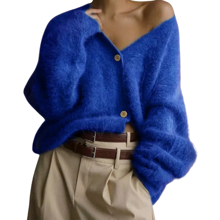 Yasmin | Cosy V-Neck Button Cardigan