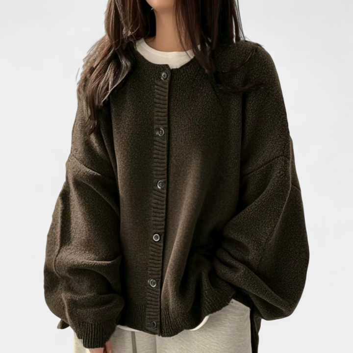 Wendy | Classic Button-Front Knit Cardigan