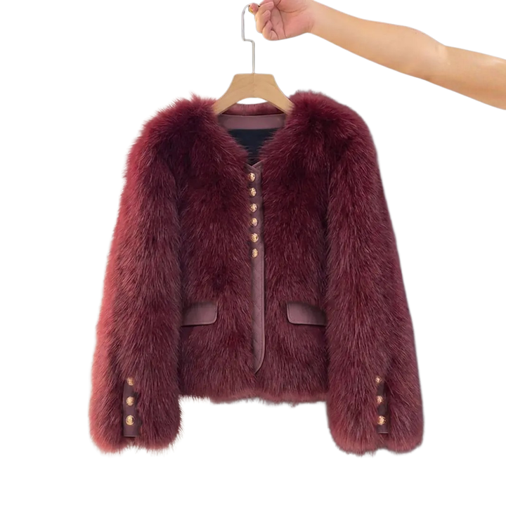 Alana | Korean Faux Fox Fur Coat