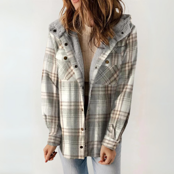 Millie | Casual Long Sleeve Button Front Hooded Coat