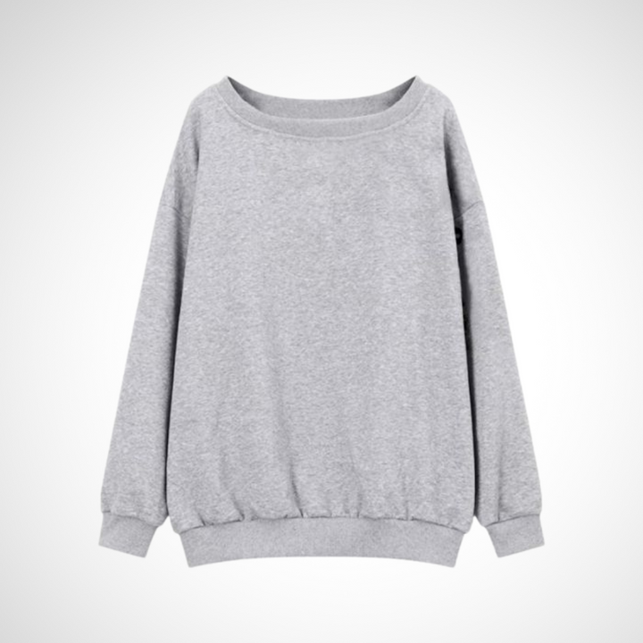Megan | Casual Scoop Neck Long Sleeve Sweater