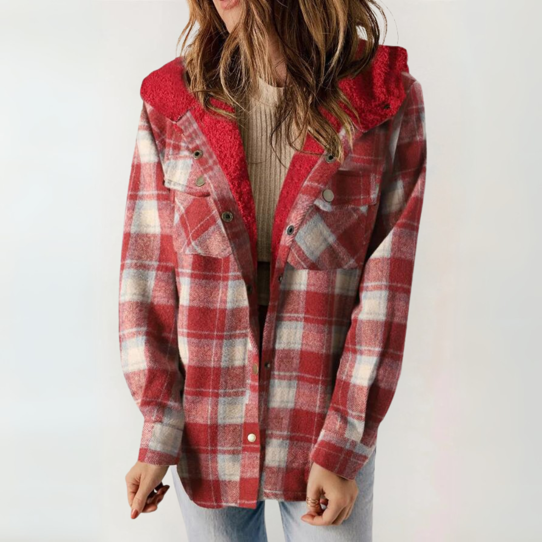 Millie | Casual Long Sleeve Button Front Hooded Coat