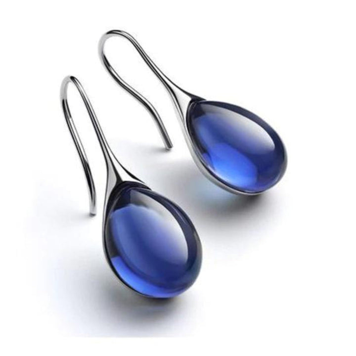 Kristy | Crystal Drop Earrings in Gold and Silver