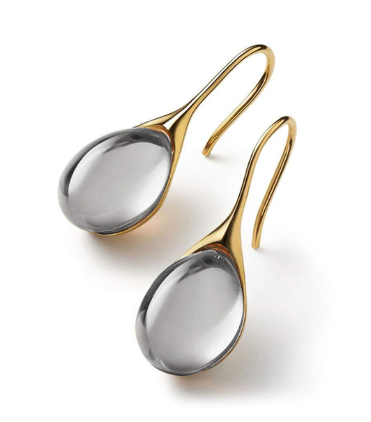 Kristy | Crystal Drop Earrings in Gold and Silver