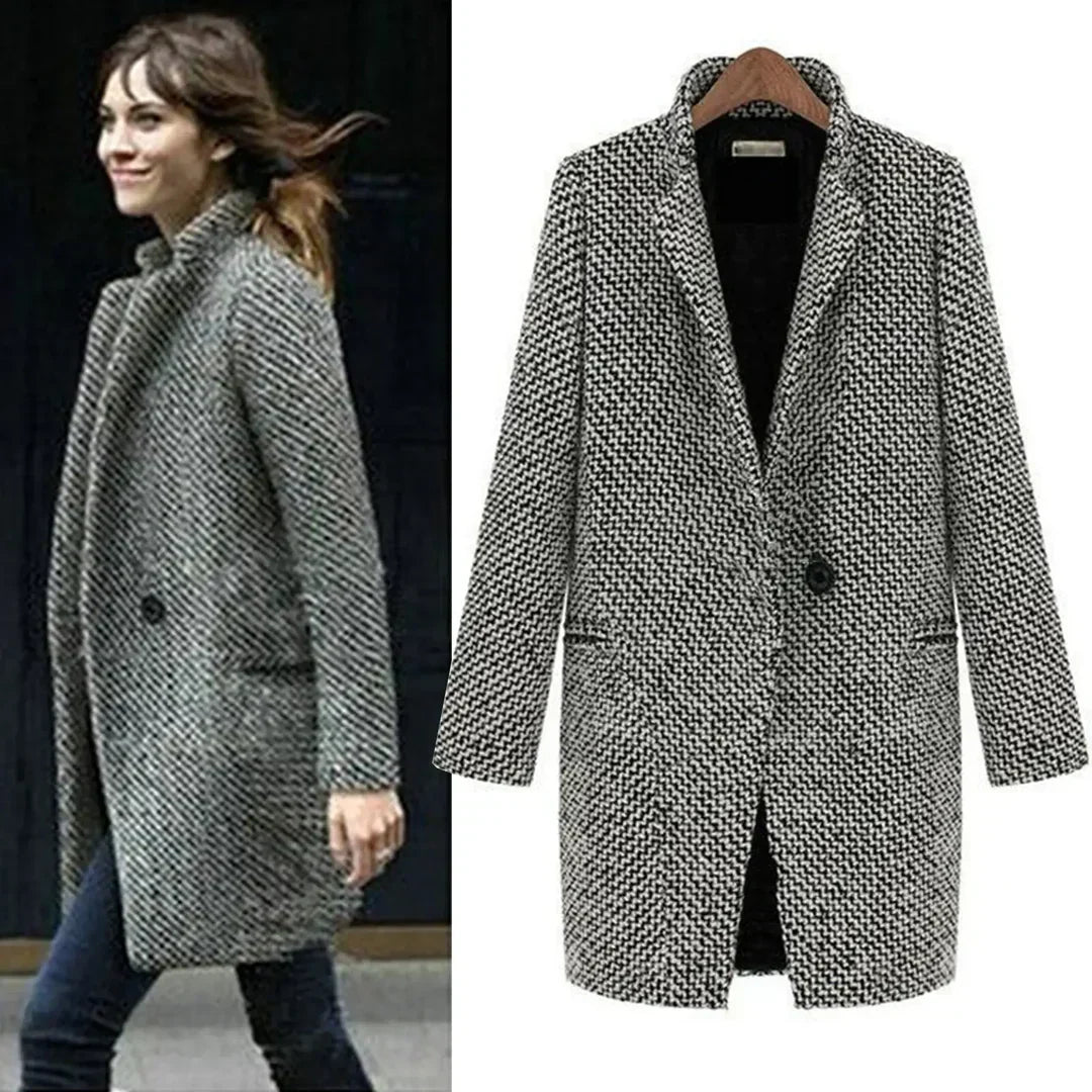 Caitlin | Long Wool Coat
