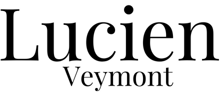 The logo for Lucien Veymont, featuring the brand name in black serif typography on a solid white background.