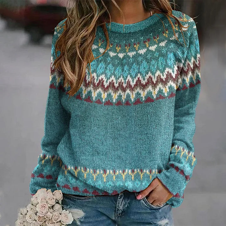 Kiara | Boho Wave Knit sweater