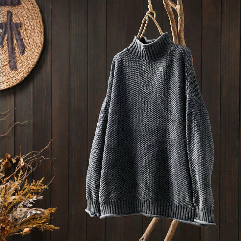 Alana | Relaxed Fit Waffle Sweater