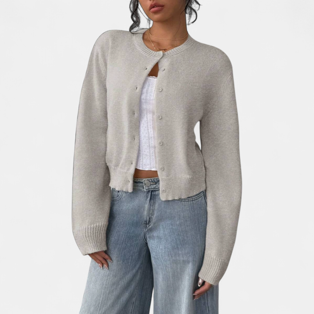 Quinn | Cosy Button-Front Knit Cardigan