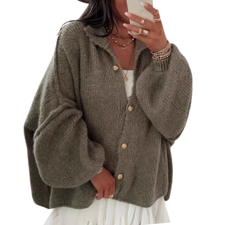 Mia | Cosy Loose Knit Cardigan