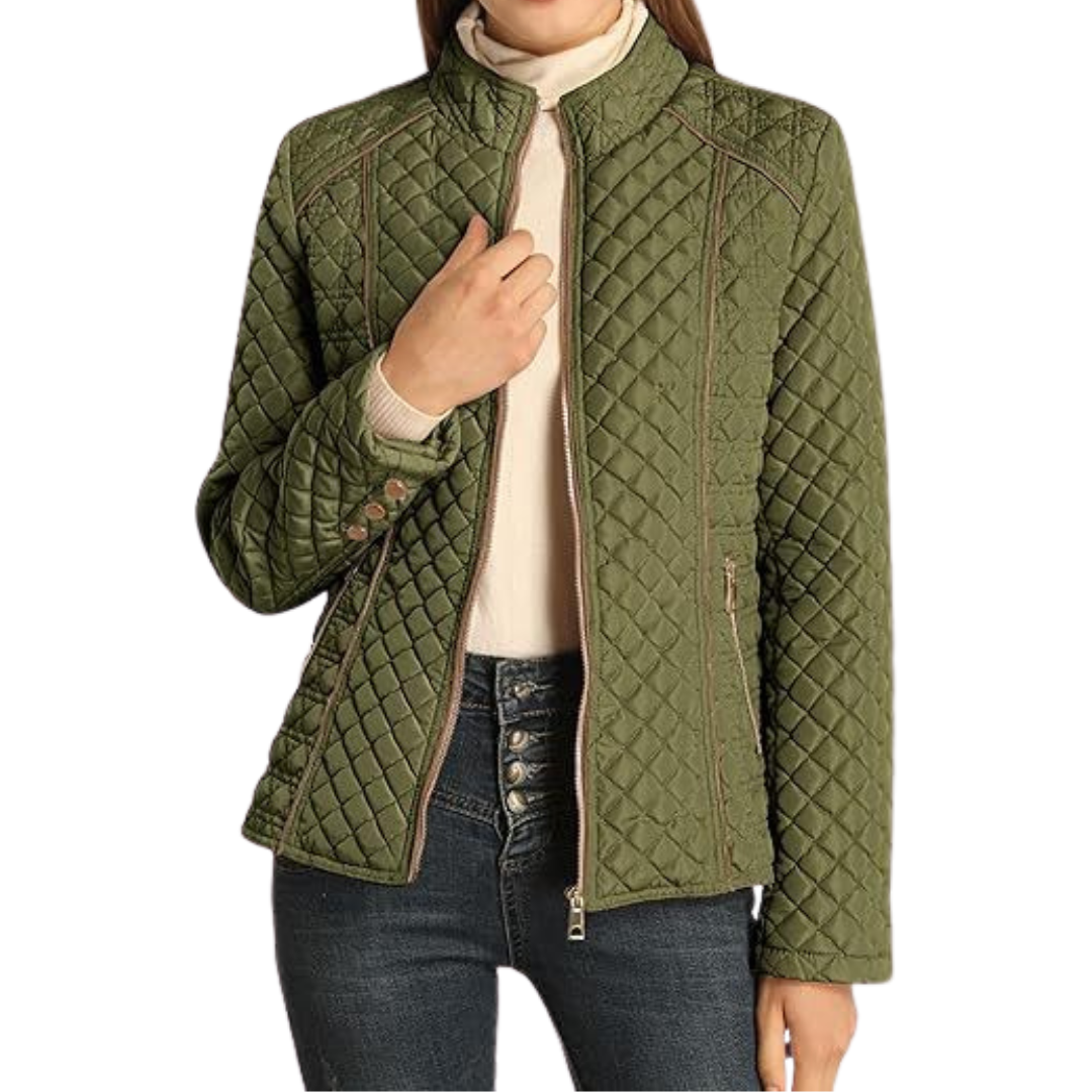 Lara | Lightweight Quilted Stand-Collar Jacket