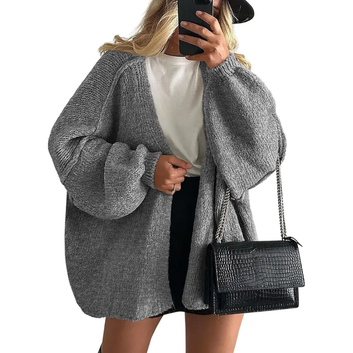 Danielle | Cosy Oversized Lantern Sleeve Cardigan