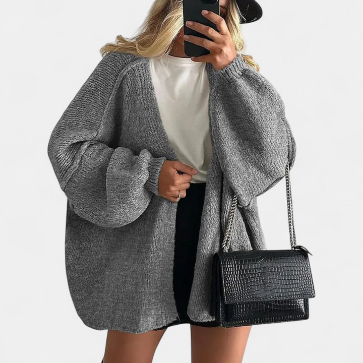 Nicole | Cosy Oversized Open-Front Cardigan