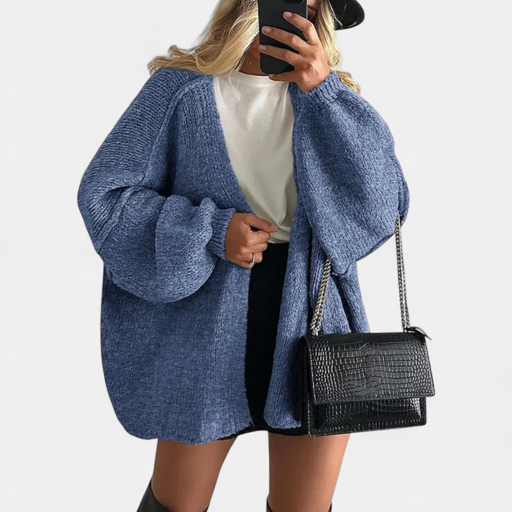Nicole | Cosy Oversized Open-Front Cardigan