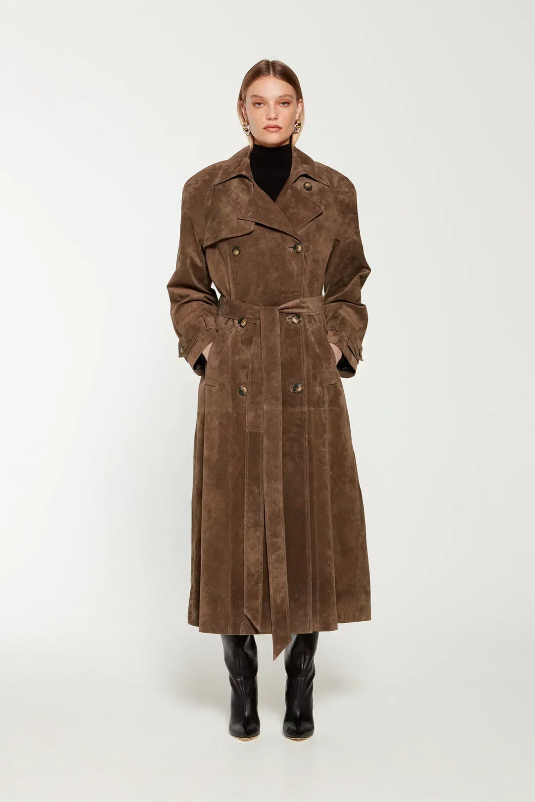 Tessa | Classic Belted Trench Coat
