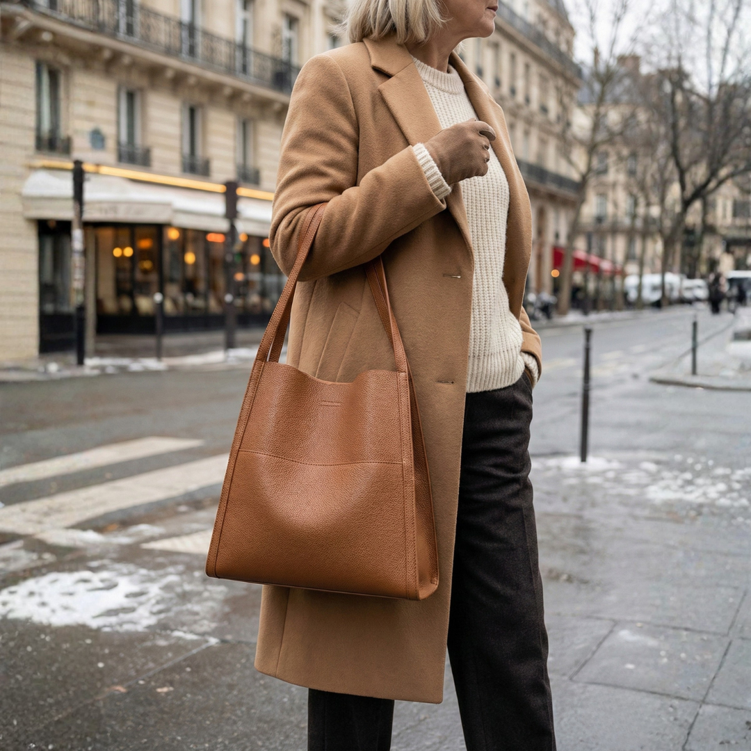 Sarina | Elegant leather shoulder bag