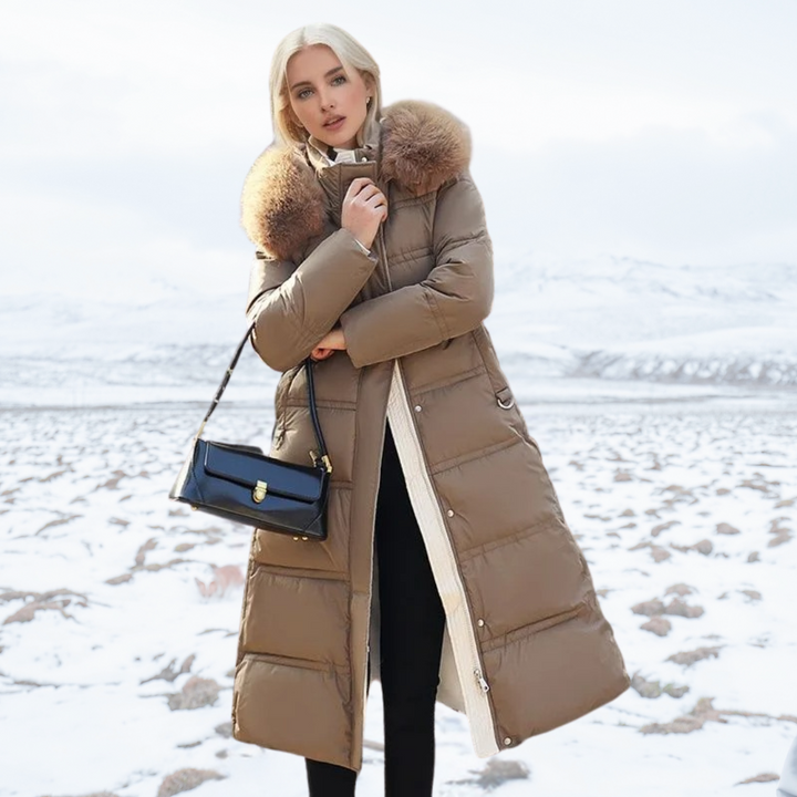 Kylie | Designer Winter Parka with Fur Hood