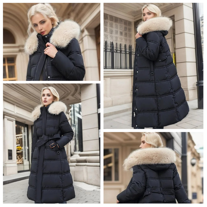 Kylie | Designer Winter Parka with Fur Hood
